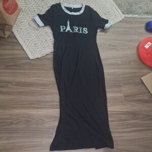 Paris Black and White  Women's Dress